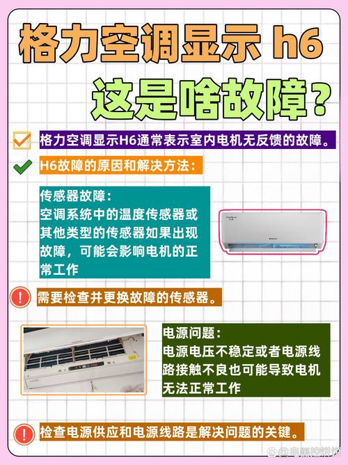 格力空调u铂系列故障显示e6